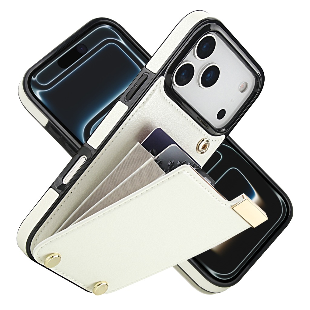 Leather Wallet Card Holder Phone Cover - Dompet Kartu Organ Card Holder untuk