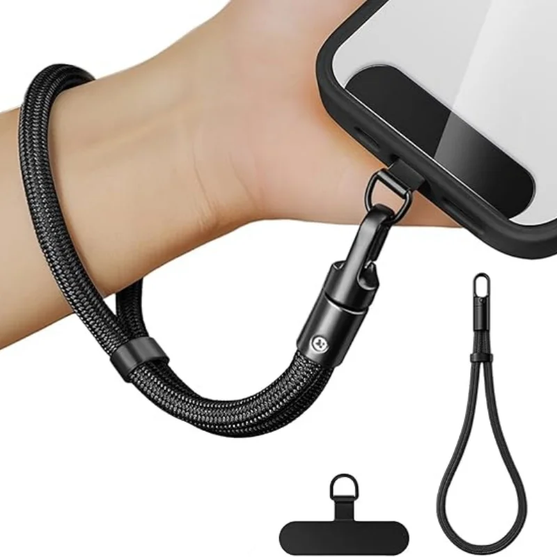 Crossbody Lanyard Neck Strap Case - Tali Gantungan Ponsel Universal dengan Klip,