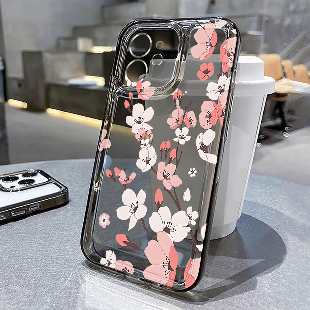 Casing HP Mini Bunga untuk iPh - Clear Shockproof Bumper Case ulasan dan harga