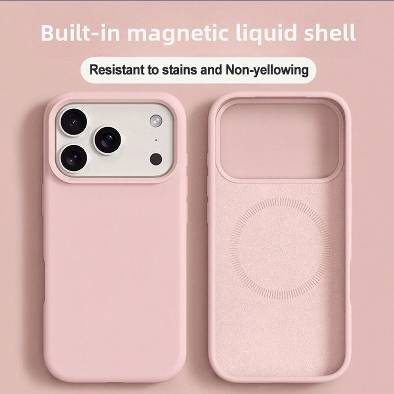 Casing Ponsel Magnetik Silikon - Liquid Silicone Magnetic Phone Case ulasan dan harga