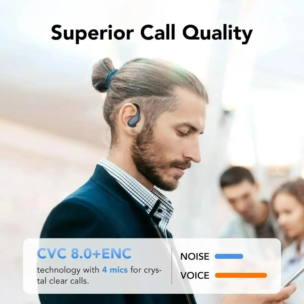 2027 Headset Nirkabel QCY Spor - Phone Cases ulasan dan harga